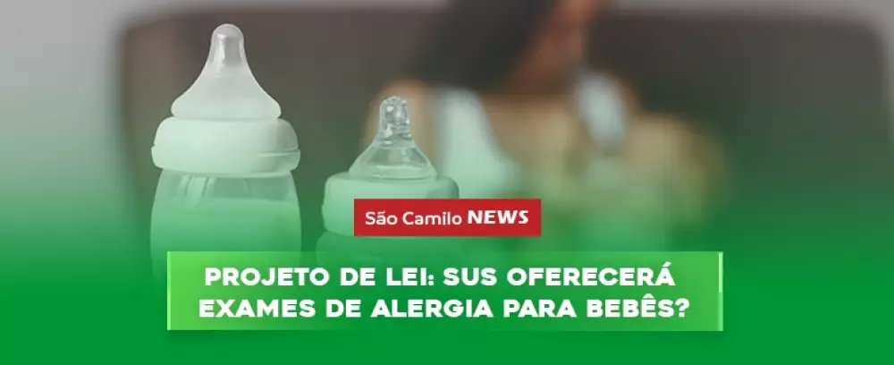 Foto da notícia Projeto de lei: SUS oferecerá exames de alergia para bebês?