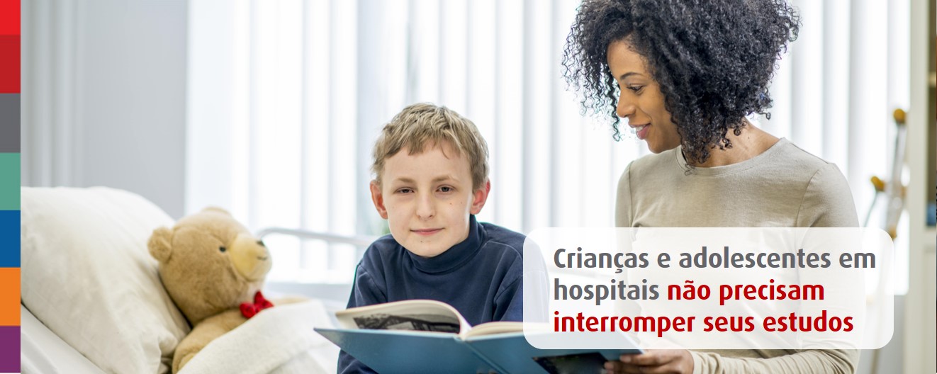 Foto da notícia Crianças e adolescentes internados em hospitais não precisam interromper seus estudos