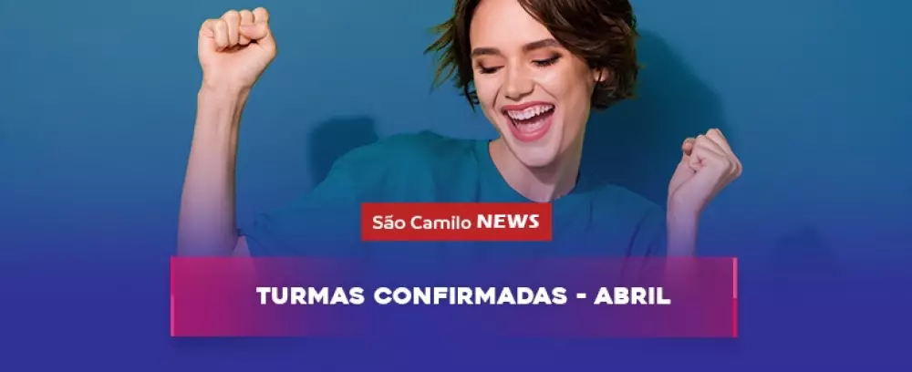 Foto da notícia Turmas Confirmadas - Abril