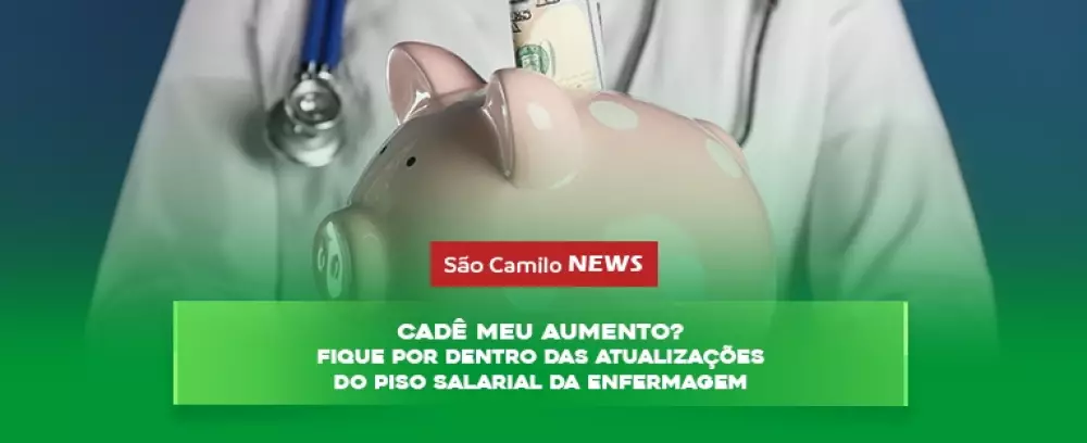 Foto da notícia Cadê meu aumento? Fique por dentro das atualizações do piso salarial da enfermagem