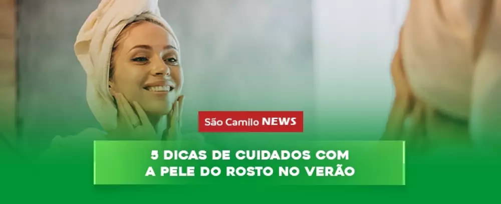 Foto da notícia 5 dicas de cuidados com a pele do rosto no verão