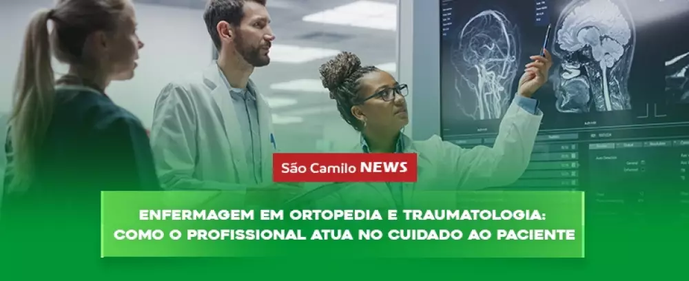 Foto da notícia Enfermagem em Ortopedia e Traumatologia: Como o profissional atua no cuidado ao paciente