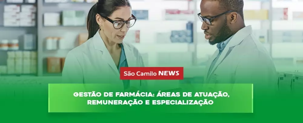 Foto da notícia Gestão de Farmácia: áreas de atuação, remuneração e especialização