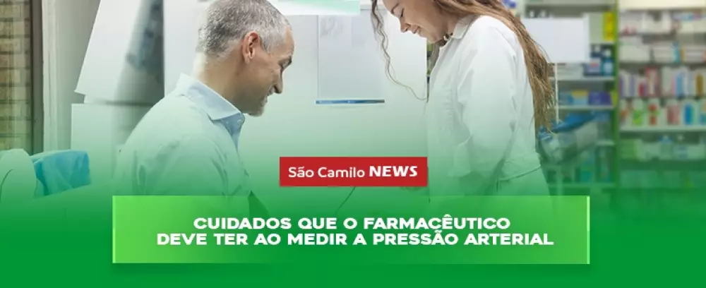 Foto da notícia Cuidados que o farmacêutico deve ter ao medir a pressão arterial