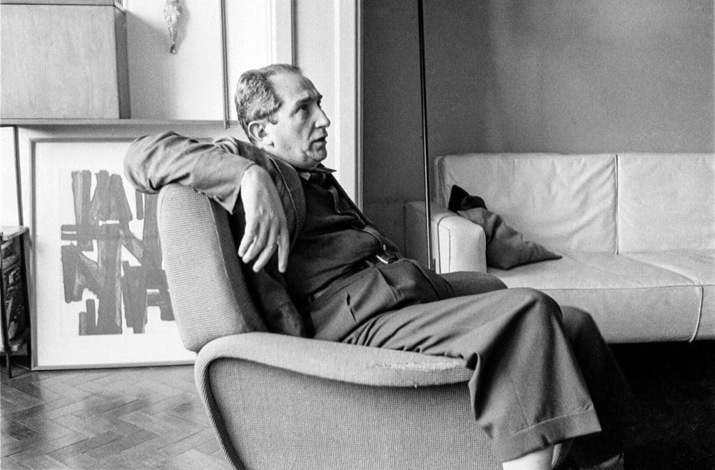Retrato de Mário Pedrosa, importante crítico de arte brasileiro