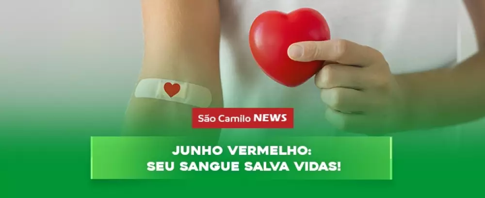 Foto da notícia Junho Vermelho: Seu sangue pode salvar vidas!