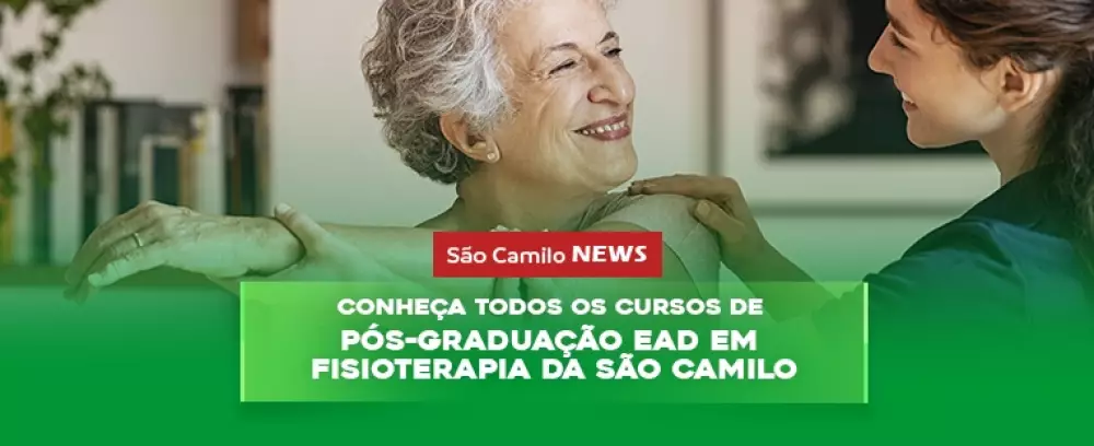 Foto da notícia Conheça todos os cursos de Pós-graduação EAD em Fisioterapia da São Camilo