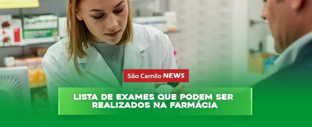 Foto da notícia Confira a lista de exames que podem ser realizados na farmácia