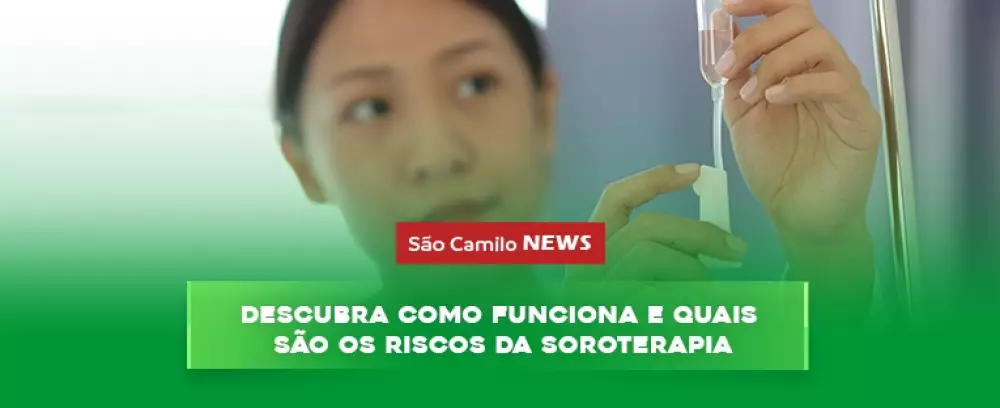 Foto da notícia Descubra como funciona e quais são os riscos da soroterapia