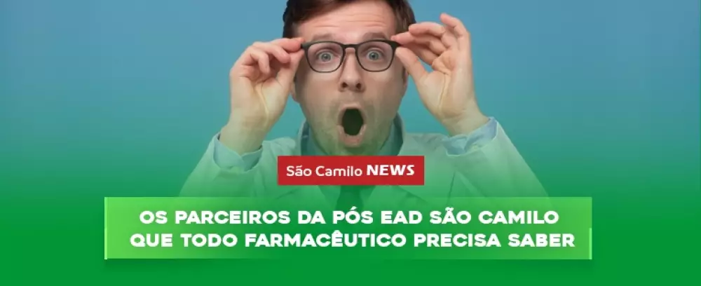 Foto da notícia Os parceiros da Pós EAD São Camilo que todo Farmacêutico precisa saber