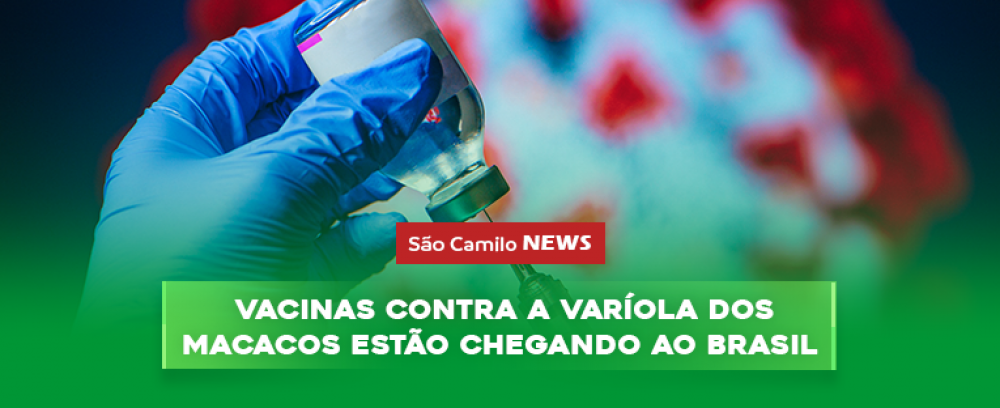 Foto da notícia Vacinas contra a varíola dos macacos estão chegando ao Brasil.