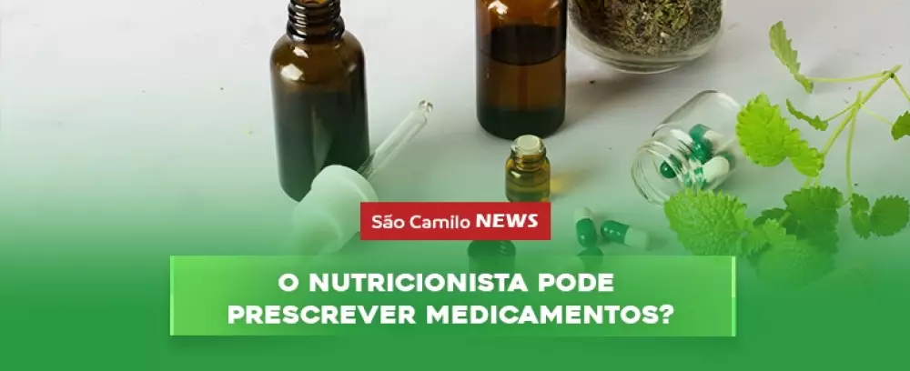 Foto da notícia O nutricionista pode prescrever medicamentos?