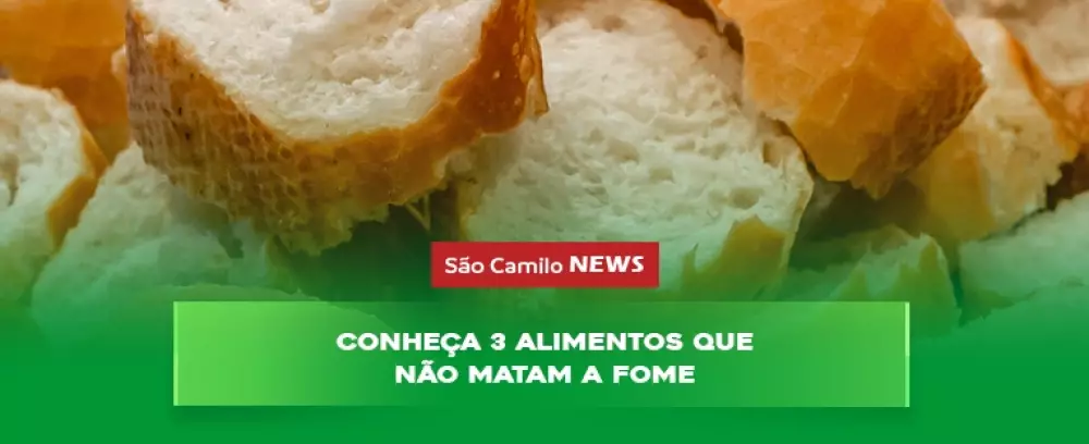 Foto da notícia Conheça 3 alimentos que não matam a fome