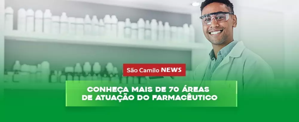 Foto da notícia Áreas que o farmacêutico pode atuar