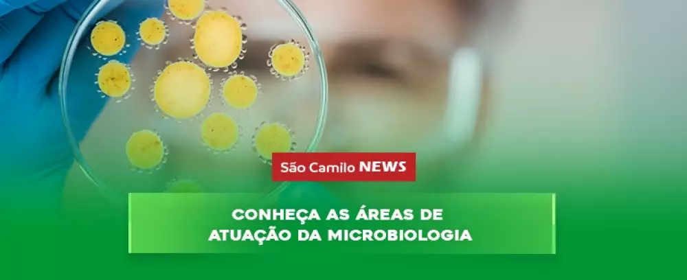 Foto da notícia Conheça as áreas de atuação da Microbiologia